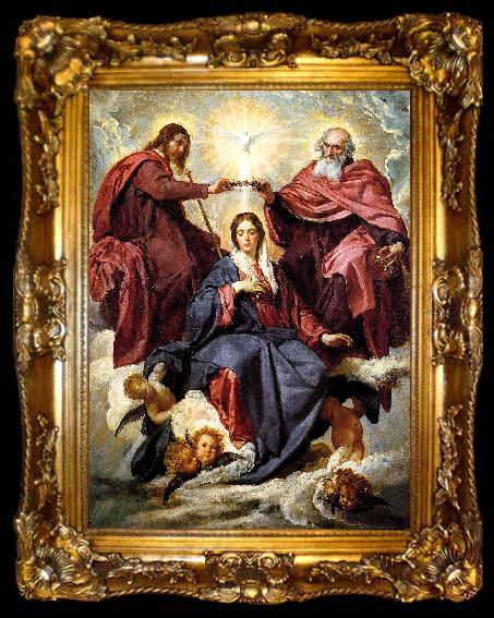 framed  Diego Velazquez Coronation of the Virgin, ta009-2